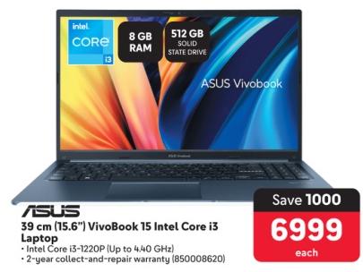 Asus 39 cm (15.6") VivoBook 15 Intel Core i3 Laptop