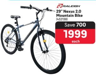 Raleigh 29" Nexus 2.0 Mountain Bike