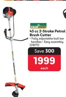 Trimtech 43 cc 2-Stroke Petrol Brush Cutter