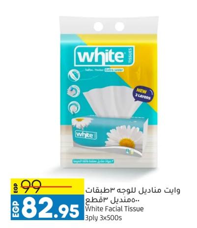 White Facial Tissue 3x500 Sheets