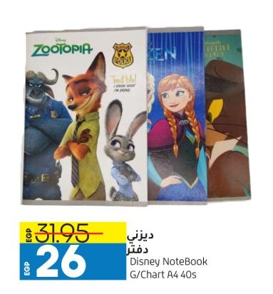 Disney Notebook G/Chart A4 40s