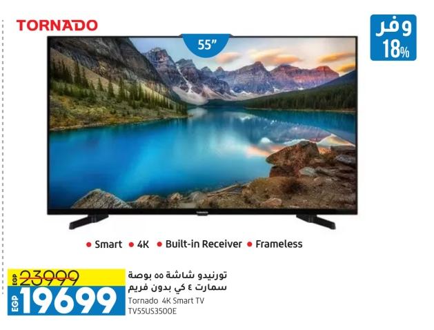 Tornado 4K Smart TV 55 inches