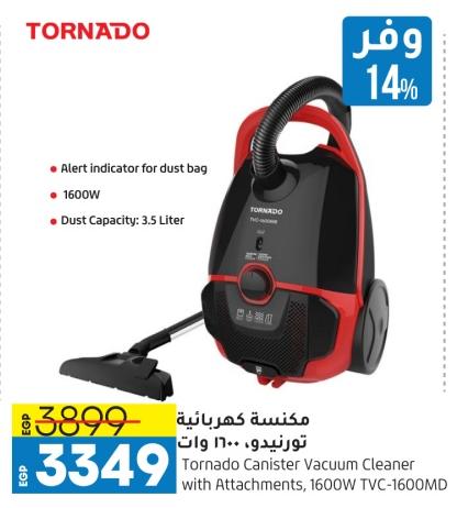 Tornado Canister Vacuum Cleaner with Attachments, 1600W TVC-1600MD