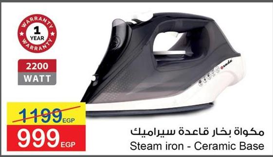 Zada Steam iron - Ceramic Base