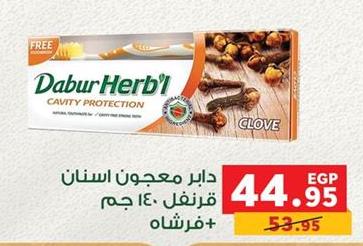 Dabur Herb'l Cavity Protection with Clove Toothpaste + Toothbrush