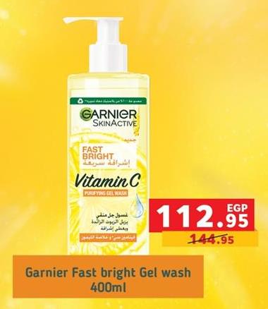 Garnier Fast bright Gel wash 400 ml