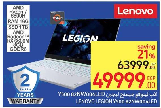 Lenovo Legion Y500 laptop 82NW004LED