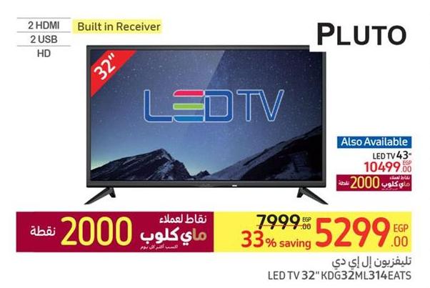 PLUTO LED TV 43" 