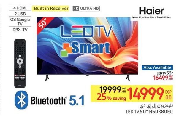 Haier LED Smart TV 55" 