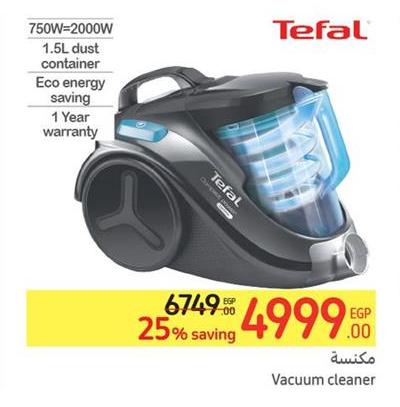 Tefal  Vacuum cleaner with 1.5L dust container, 750W-2000W power, 