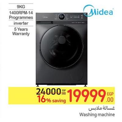 Midea Washing machine, 9KG