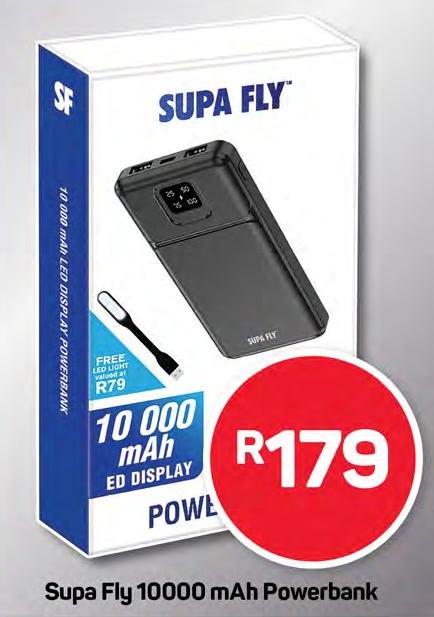 Supa Fly 10000 mAh Powerbank