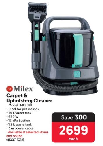 Milex Carpet & Upholstery Cleaner  