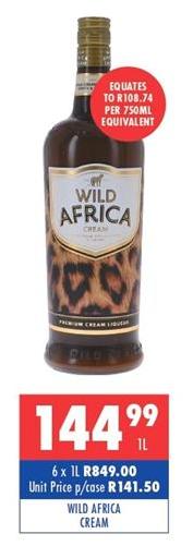 Wild Africa Cream 1L