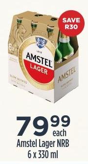 Amstel Lager NRB 6x330ml