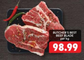 BUTCHER'S BEST BEEF BLADE per kg