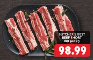 BUTCHER'S BEST BEEF SHORT RIB per kg