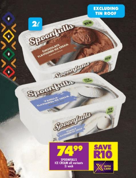 Spoonfulls Ice Cream all variants