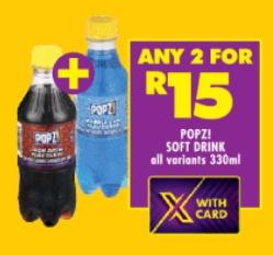 POPZI Soft Drink all variants 330ml Any 2