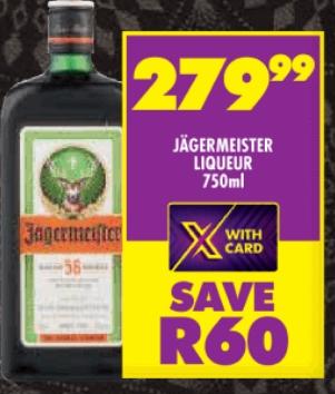 Jägermeister Liqueur 750ml