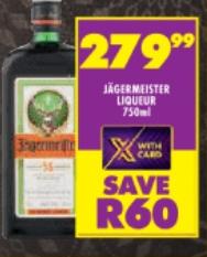 Jagermeister Liqueur 750ml