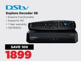 DS TV  Explora Decoder 3B with Explora Functionality and Supports HD 