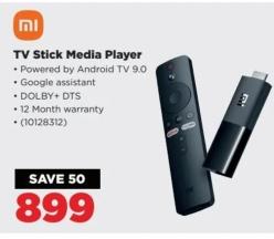 TV Stick Media Player powered by Android TV 9.0, Google Assistant, DOLBY+ DTS