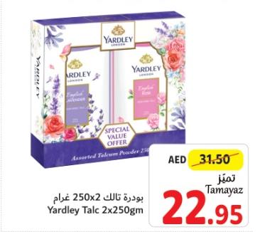 Yardley Talc 2x250gm