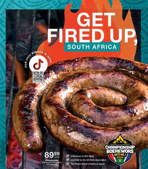 Championship Boerewors (Thick/Thin) 2024 Winner