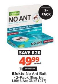 Efekto No Ant Bait - 2-Pack