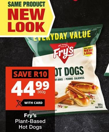 Fry's Plant-Based Hot Dogs 360g