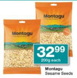 Montagu Sesame Seeds 200g Each