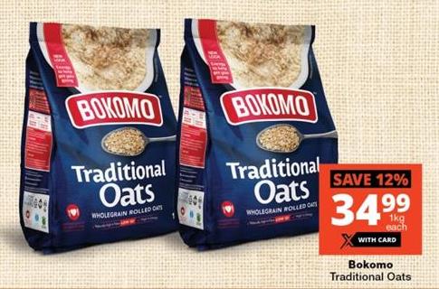 Bokomo Traditional Oats 1kg