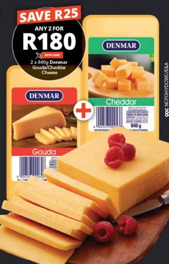 Any 2 Denmar Gouda Cheese 840g