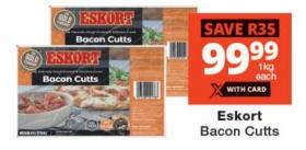 Eskort Bacon Cutts 1kg Each