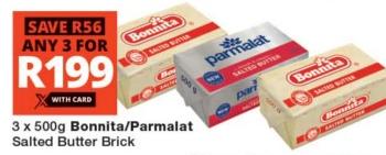 Any 3x500g Bonnita /Parmalat Salted Butter Brick