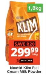 Nestlé Klim Full Cream Milk Powder 1.8kg