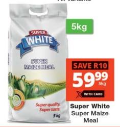 Super White Super Maize Meal 5kg