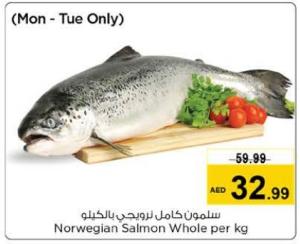 Norwegian Salmon Whole per kg