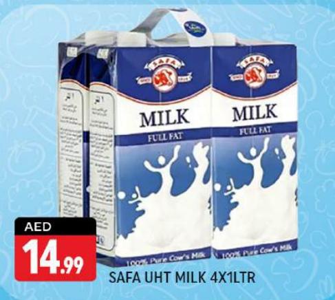 Safa UHT Milk Full Fat 100% Pure Cow's Milk