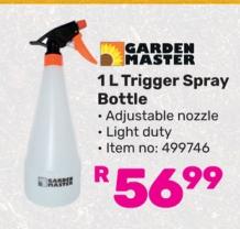 Garden Master 1L Trigger Spray Bottle