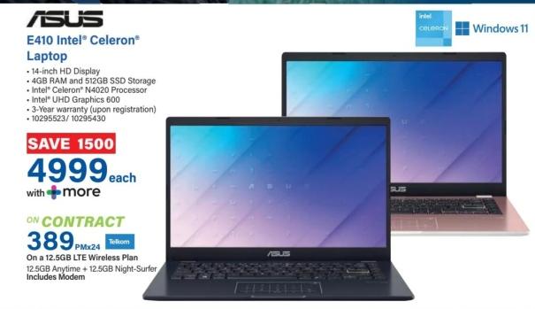 Asus E410 Intel Celeron Laptop