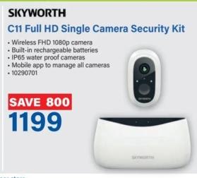 Skyowrth C11 Full HD Single Camera Security Kit