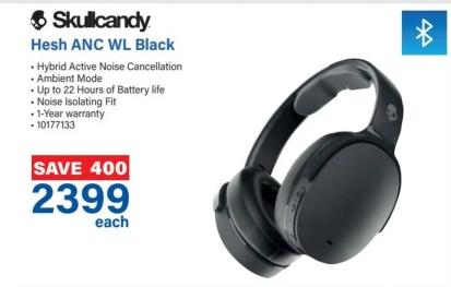 Skullcandy Hesh ANC WL Black