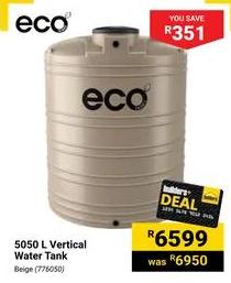 Eco 5050 L Vertical Water Tank 