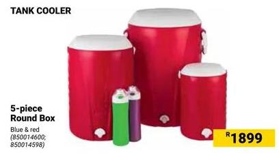 5-piece Round Box Tank Cooler