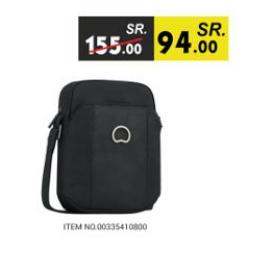 Black messenger bag