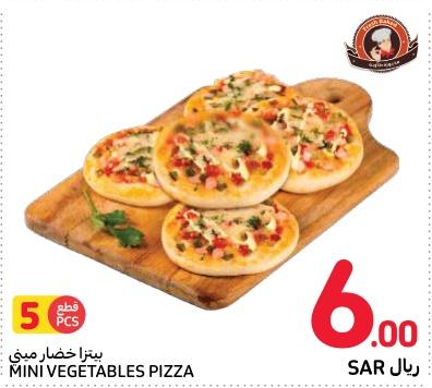 Mini Vegetables Pizza 5 PCS