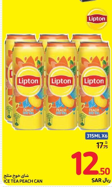 LIPTON  Ice Tea Can 6X315 ML