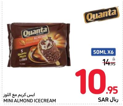 Quanta Mini Almond Ice Cream 50ML X6